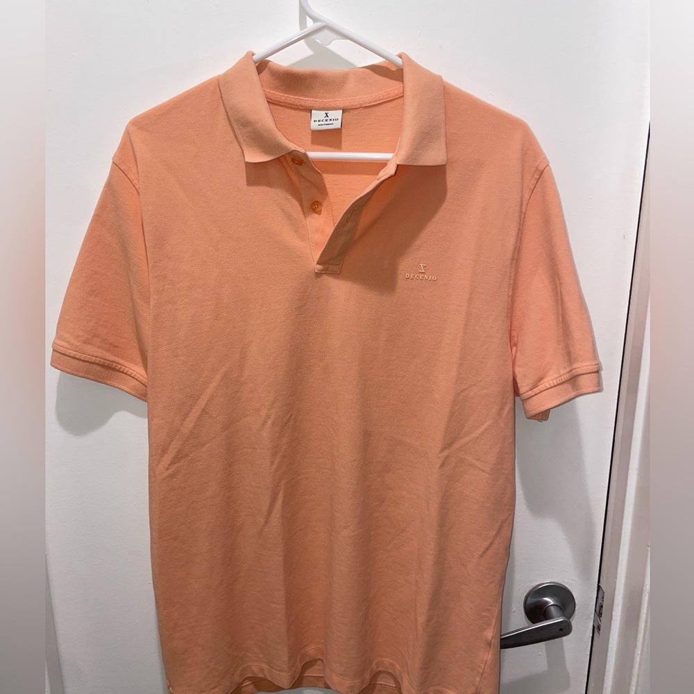 DECENIO Men's Orange Polo Shirt